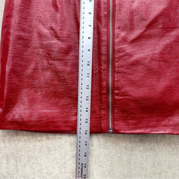 Women's H & M Divided Mini Skirt with Full Zipper 10 - Picture 5 of 7